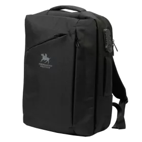   Northampton Polo Club PC3096 fekete laptop hátizsák 17" 31 x 45 x 12 cm