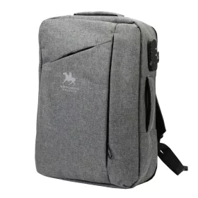   Northampton Polo Club PC3096 szürke laptop hátizsák 17"  31 x 45 x 12 cm