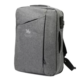   Northampton Polo Club PC3096 szürke laptop hátizsák 17"  31 x 45 x 12 cm