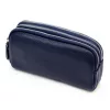 Eslee 2026 navy női bőr kézitáska 17 x 9.5 x 5.5 cm