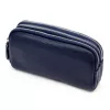 Eslee 2026 navy női bőr kézitáska 17 x 9.5 x 5.5 cm