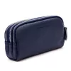 Eslee 2026 navy női bőr kézitáska 17 x 9.5 x 5.5 cm