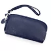 Eslee 2026 navy női bőr kézitáska 17 x 9.5 x 5.5 cm