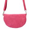 MiaMore 01-029 Z magenta női bőr válltáska, oldaltáska, crossbody 28 x 20 x 7 cm