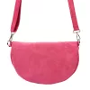 MiaMore 01-029 Z fuxia női bőr válltáska, oldaltáska, crossbody 28 x 20 x 7 cm