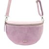 MiaMore 01-029 Z lila női bőr válltáska, oldaltáska, crossbody 28 x 20 x 7 cm