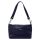 MiaMore 01-016 sötétkék női bőr válltáska 28 x 17 cm