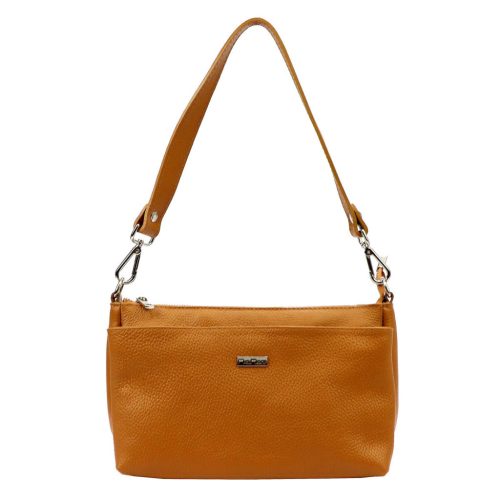 MiaMore 01-016 konyak női bőr válltáska 28 x 17 cm