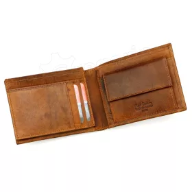   Pierre Cardin Tilak110 8806 férfi bőr pénztárca, konyak, 12,5 × 9,5 cm