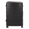 Pierre Cardin fekete abs 3 részes kemény fedeles bőrönd szett 53/65/72 cm
