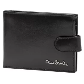   Pierre Cardin TILAK 51 8806A férfi bőr pénztárca, fekete RFID 12 × 9 cm