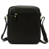 Pierre Cardin TILAK112 8423 fekete férfi bőr oldaltáska, válltáska 23 x 26 x 10 cm