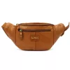 Pierre Cardin TILAK112 9323 konyakbarna női marhabőr övtáska, crossbody 34 x 15 x 8 cm