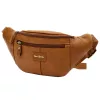 Pierre Cardin TILAK112 9323 konyakbarna női marhabőr övtáska, crossbody 34 x 15 x 8 cm
