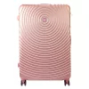 Leonardo da Vinci 3036-1 5 részes rosegold abs bőrönd szett