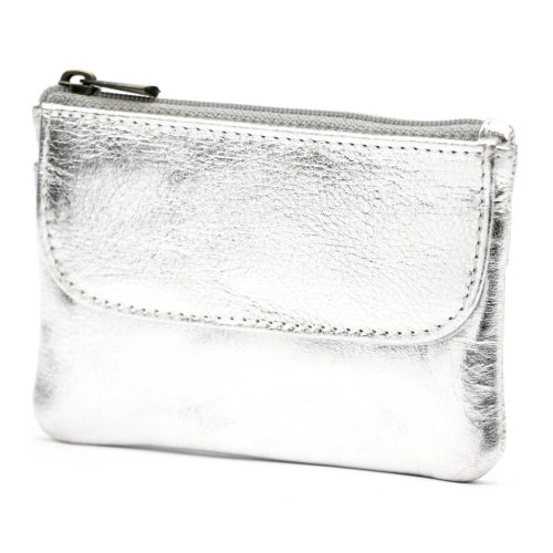 VerMari ET MET-M-2 ezüst női bőr pénztárca és irattartó 11.5 x 8 x 1.5 cm