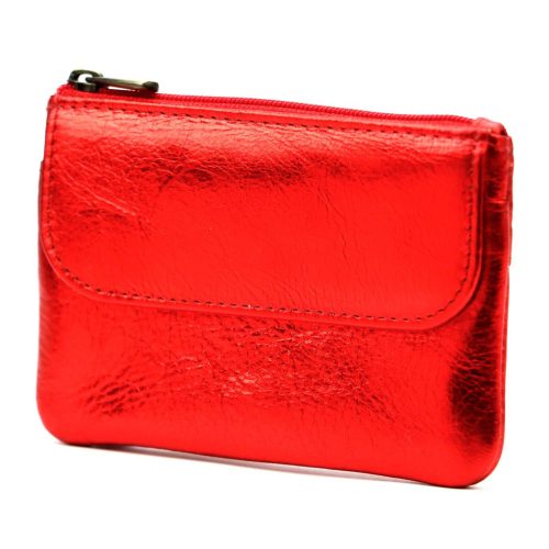 VerMari ET MET-M-2 piros női bőr pénztárca és irattartó 11.5 x 8 x 1.5 cm