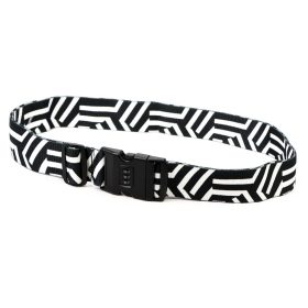   Gregorio Luggage Strap D2 fekete-fehér bőrönd biztonsági zár 5 cm