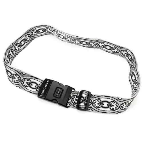 Gregorio Luggage Strap D2 fehér bőrönd biztonsági öv zár 5 cm