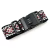 Gregorio Luggage Strap D4 mintás bordó bőrönd biztonsági öv 5 cm