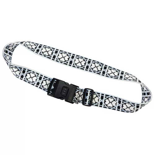 Gregorio Luggage Strap D4 mintás fehér bőrönd biztonsági öv 5 cm