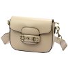 Luka 20-095 bézs női bőr válltáska, oldaltáska 23 x 17 x 8 cm