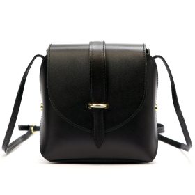 Gregorio 1717 fekete női bőr válltáska 16 x 18 x 9 cm