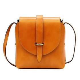 Gregorio 1717 narancs női bőr válltáska 16 x 18 x 9 cm