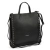 Pierre Cardin FRZ 55085 fekete női bőr válltáska 34 x 37 x 13 cm