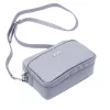 MiaMore 01-062 SILVER lila női bőr válltáska, oldaltáska 18.5 x 13.5 x 7.5 cm