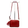 Pierre Cardin FRZ 1501 bordó női bőr válltáska, oldaltáska, crossbody 21 x 16 x 8 cm