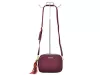 Pierre Cardin FRZ 1501 bordó női bőr válltáska, oldaltáska, crossbody 21 x 16 x 8 cm
