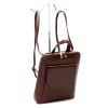 Patrizia 518-014 olasz barna női bőr hátizsák 25 x 28 x 9 cm
