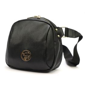   Gregorio 1720 fekete női bőr oldaltáska, crossbody 22 x 21 x 12 cm