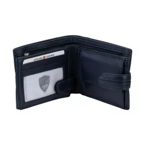   Giorgio Carelli férfi kék bőr átfogópántos pénztárca RFID védelemmel