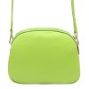MiaMore 01-064 lime zöld női bőr válltáska 22.5 x 18 x 9 cm 
