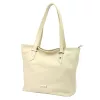 MiaMore 01-058 bézs női bőr válltáska, shopper 40 x 30 x 12 cm
