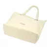 MiaMore 01-058 bézs női bőr válltáska, shopper 40 x 30 x 12 cm
