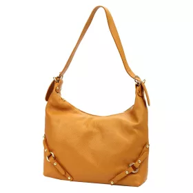 Luka 24-006 narancs női bőr válltáska 32 x 27 x 11 cm