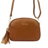 Pierre Cardin 4500 FTT barna női bőr válltáska 23.5 x 16.5 x 9 cm