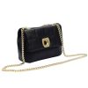 Pierre Cardin FRZ 1956 SAVAGE fekete női bőr válltáska 22 x 16 x 8 cm
