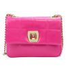 Pierre Cardin FRZ 1956 SAVAGE magenta női bőr válltáska 22 x 16 x 8 cm
