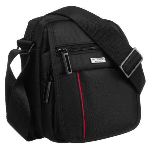 Peterson PTN 73201 fekete férfi oldaltáska 25 x 21 cm