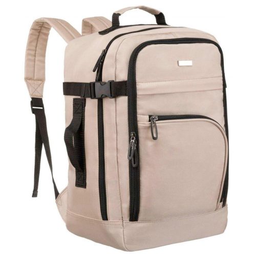 Peterson PTN PP-TOK-D 7234 bézs WizzAir Ryanair kézipoggyász, hátizsák, kabintáska 25 x 40 x 20 cm