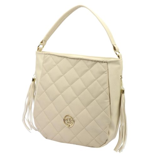 Gregorio SK181 bézs női kézitáska 34 x 31 x 13 cm 