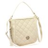 Gregorio SK181 bézs női kézitáska 34 x 31 x 13 cm 