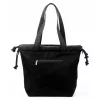 Gregorio SK122 fekete női válltáska, shopper 40 x 35 x 16 cm