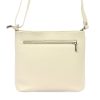 Luka 20-076 krém női bőr válltáska, oldaltáska, crossbody 24 x 20 x 10 cm