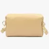 MiaMore 01-001 GOLD homok színű női bőr oldaltáska, crossbody 22 x 13 x 7 cm