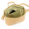 MiaMore 01-001 GOLD homok színű női bőr oldaltáska, crossbody 22 x 13 x 7 cm